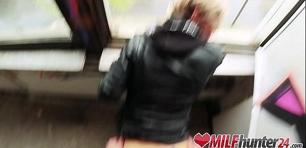  After sucking his dick, MILF Vicky has to offer her wet pussy to the MILF Hunter! I banged this MILF from milfhunter24.com!